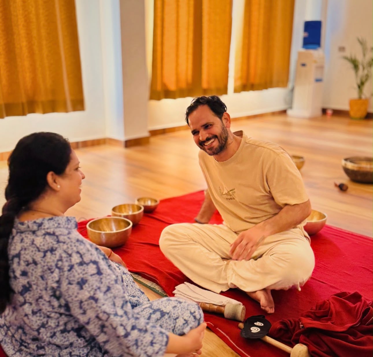 Serene wellness space